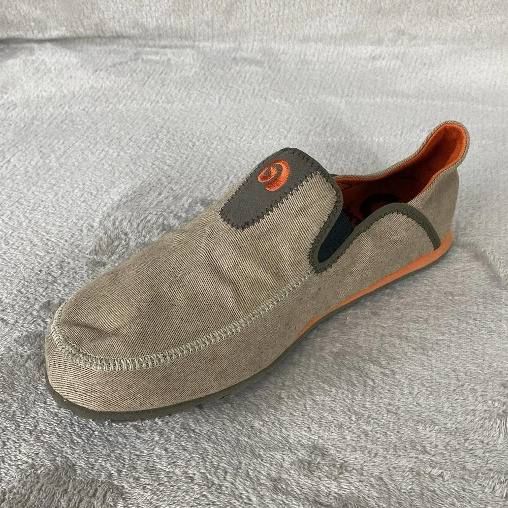 Teva Mush Frio Mens Slip On Loafer Shoes Size 11 Brown Canvas Comfort NEW